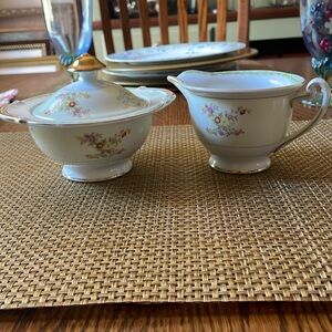 MS Japan Creamer & Lidded Sugar Bowl Set VINTAGE